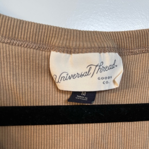 Universal Thread Tan Ribbed Tank Top - Picture 2 of 2
